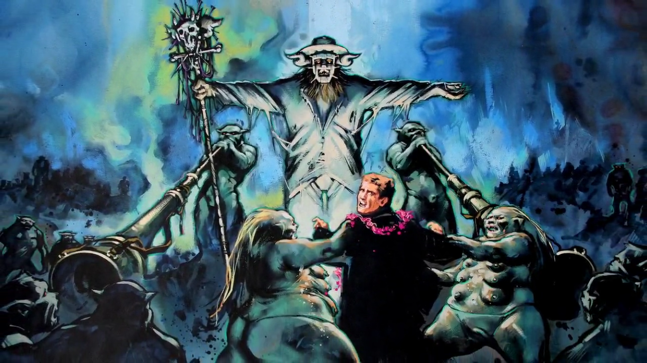 Illustration from The Island of Doctor Moreau